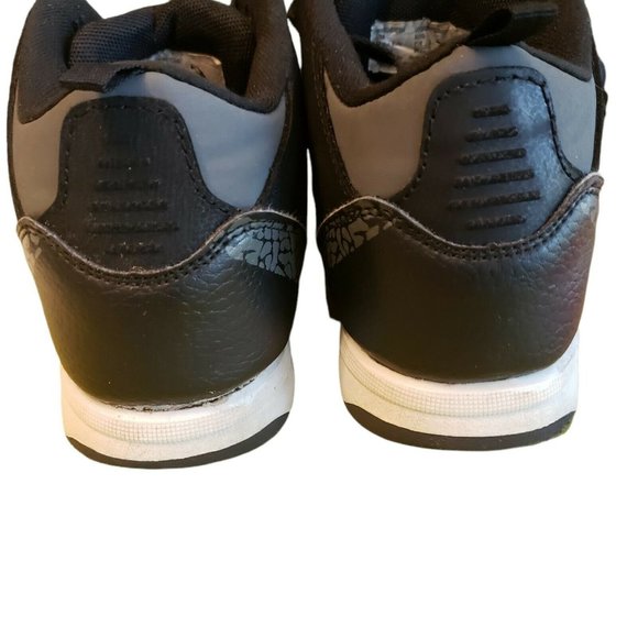 SHAQ Boys 4 Black/Grey Mid top lace up Athletic Shoe sneakers - Picture 7 of 9